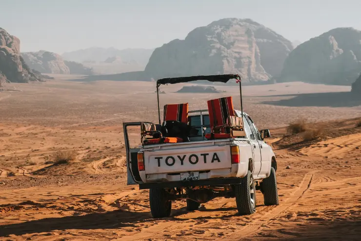 pickup toyota desierto